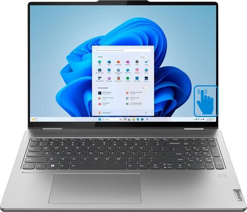 كمبيوتر محمول Lenovo Yoga 7 Home & Business 2 في 1 (AMD Ryzen 7 7735U 8-Core، 16GB LPDDR5 6400MHz RAM، 2TB PCIe SSD Mini، AMD Radeon 680M، 16.0 بوصة 60 هرتز Touch Win 11 Pro) مع قاعدة توصيل USB-C in Saudi Arabia
