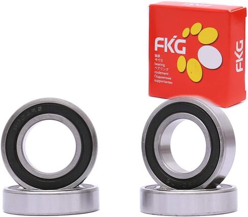 FKG 6904-2RS 20x37x9mm محمل كرة أخدود عميقة محامل سدادة مطاطية مزدوجة مشحمة مسبقًا 4 قطع in Saudi Arabia