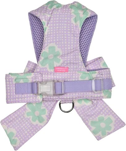 Pinkaholic New York Roselin Dog Harness Fashionable Cute Spring Summer Harness for Small Dogs, Pink, Large in Saudi Arabia