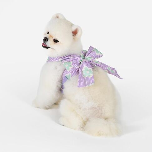 Pinkaholic New York Roselin Dog Harness Fashionable Cute Spring Summer Harness for Small Dogs, Pink, Large in Saudi Arabia