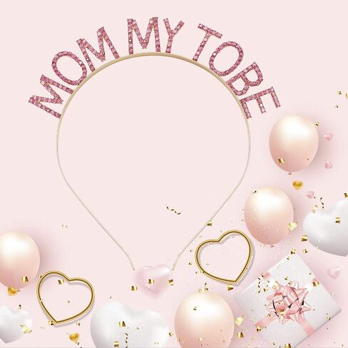عصابة رأس لعيد الأم متألقة بحجر الراين والكريستال MOM MY TO BE تيارا تاج عصابات شعر لهدية عيد ميلاد ماما الجديدة in Kuwait
