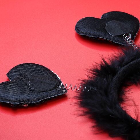 Needzo Valentines Day Heart Bopper Headband, Rainbow Reversible Sequins, Party Hair Accessory, One Size in Saudi Arabia