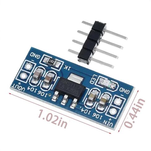 DC-DC AMS1117 Volt regulater Down Power Supply Module 5V Out, 6V to 12V in AMS1117-5.0 5.0V Step-Down Linear Voltage Regulator Module Compatible with Ar-duino (6PCS) in Saudi Arabia