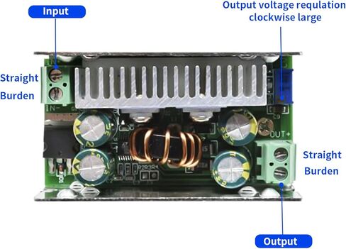 DC-DC محول باك متزامن، Aideepen 15A 200W 8-60V إلى 1-36V وحدة التنحي قابل للتعديل منظم الجهد باك محول الطاقة وحدة إمداد الطاقة الحالية الثابتة 2PCS in Kuwait
