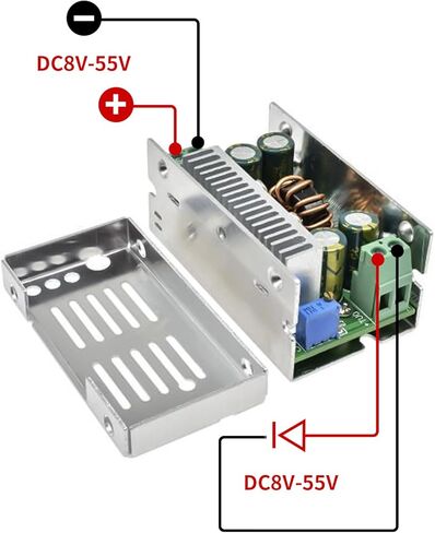 DC-DC محول باك متزامن، Aideepen 15A 200W 8-60V إلى 1-36V وحدة التنحي قابل للتعديل منظم الجهد باك محول الطاقة وحدة إمداد الطاقة الحالية الثابتة 2PCS in Kuwait