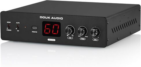 Douk Audio 230W Bridge Stereo/Mono Bass Shaker مضخم صوت مضخم صوت قابل للتوصيل لمحول الطاقة مع جهاز تحكم عن بعد (BSA600) in Kuwait