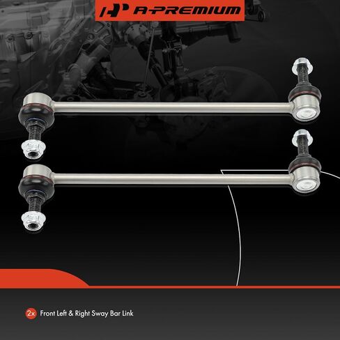 A-Premium 2 × وصلات شريط تثبيت أمامية Sway Bar، متوافقة مع Nissan Sentra 2013-2019، Juke 2011-2017، LEAF 2011-2012، NV200 2013-2021 وChevrolet City Express 2015-2018 in Saudi Arabia