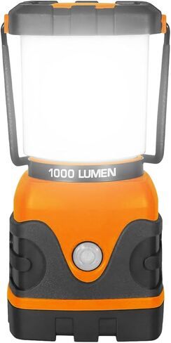 فانوس LED، 1000 LM، مصابيح تخييم مقاومة للماء IPX4، فوانيس خيمة تعمل بالبطارية، مصباح يدوي لحالات الطوارئ والتخييم والمشي لمسافات طويلة وصيد الأسماك (برتقالي) in Saudi Arabia
