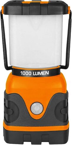 فانوس LED، 1000 LM، مصابيح تخييم مقاومة للماء IPX4، فوانيس خيمة تعمل بالبطارية، مصباح يدوي لحالات الطوارئ والتخييم والمشي لمسافات طويلة وصيد الأسماك (برتقالي) in Saudi Arabia