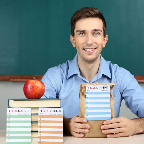 4 Pack Teacher Notepad Sets Teacher to Do List Sticky Notes Motivational Memo Pads 200 Sheets 4 x 6 Inch Teacher Appreciation Gifts for School Office Daily Use in Saudi Arabia