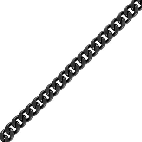 Bulova Jewelry Men's Latin Grammy 13mm Curb Chain Dual Brushed and Polished Gunmetal, 8.5" Bracelet Style:BVB1016-GRSTNA in Saudi Arabia