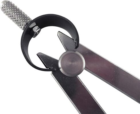 Taytools 730922 Toolmaker's “Yankee" Spring Inside Calipers ID Dividers, Solid Nut, 0-8 Inches / 257 mm Range, Fine Adjustment Mechanism, Flat Leg Construction in Kuwait