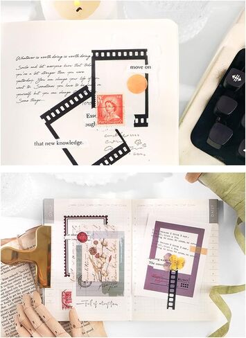 120pcs DIY Decorative Stickers Scrapbook, 4 Set Assorted Frame Scrapbooking Supplies, for Decoration Planner Phone Case Scrapbook - 30 Pieces Per Style in Saudi Arabia