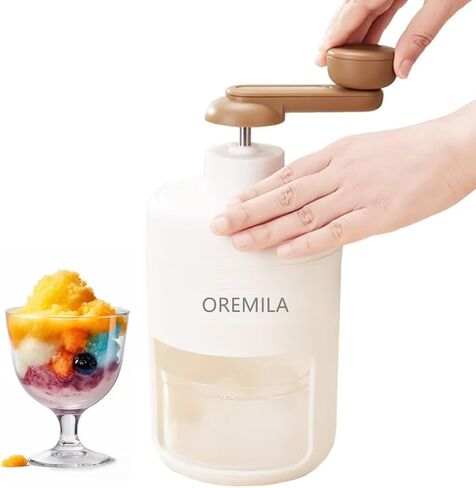 آلة مخروط الثلج، آلة صنع الثلج المحلوق وماكينة حلاقة الثلج مع صواني مكعبات الثلج، صانع كسارة الثلج اليدوي للمنزل in Kuwait