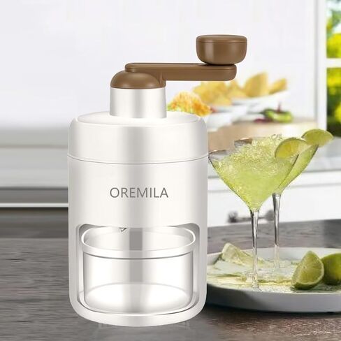 آلة مخروط الثلج، آلة صنع الثلج المحلوق وماكينة حلاقة الثلج مع صواني مكعبات الثلج، صانع كسارة الثلج اليدوي للمنزل in Kuwait