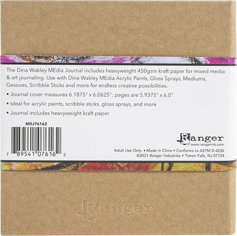 Ranger KRAFT JOURNAL 6"X6", includes Heavyweight Watercolor Paper in Saudi Arabia