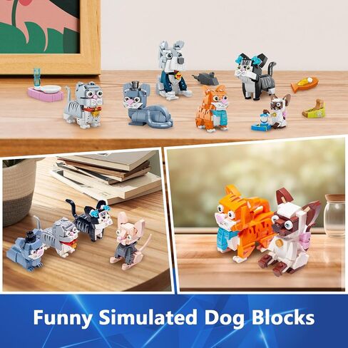 6Packs Party Favors for Kids, 773PCS Animals Building Blocks Sets, Mini Building Blocks for Christmas Birthday Gifts, Prizes for Kids Classroom, Stocking Stuffers,Goodie Bags for Kids 6+ in Saudi Arabia