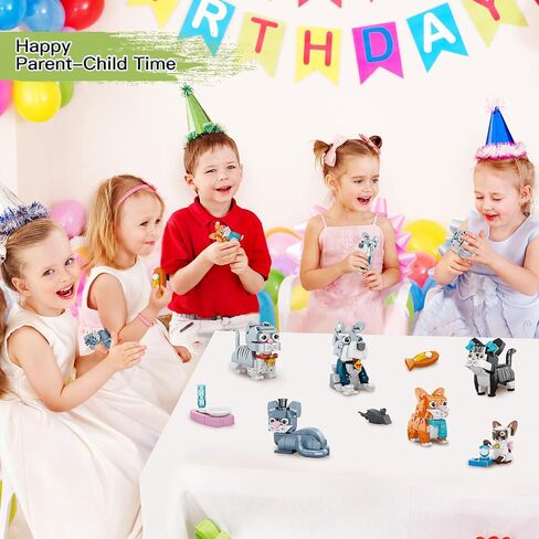 6Packs Party Favors for Kids, 773PCS Animals Building Blocks Sets, Mini Building Blocks for Christmas Birthday Gifts, Prizes for Kids Classroom, Stocking Stuffers,Goodie Bags for Kids 6+ in Saudi Arabia
