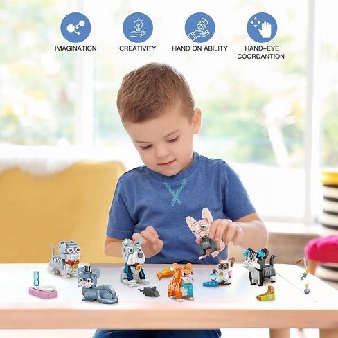 6Packs Party Favors for Kids, 773PCS Animals Building Blocks Sets, Mini Building Blocks for Christmas Birthday Gifts, Prizes for Kids Classroom, Stocking Stuffers,Goodie Bags for Kids 6+ in Saudi Arabia
