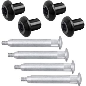 NDRUSH Door Hinge Pin Repair Kits Door Hinge Nuts Anti-Rust Hinge Lock Compatible with 2007-2018 Jeep Wrangler
