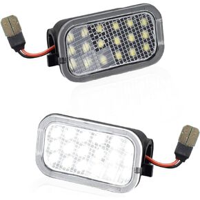 NDRUSH Mirror Light Puddle Light LED Lamp Assembly Compatible with 2007-2014 Chevy Silverado 2500HD 3500HD Tahoe GMC Yukon Suburban 1500
