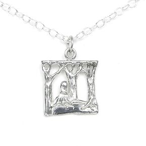 Into The Woods Musical Theater inspired Necklace - Gift Packaged - Handcrafted Pewter Made in USA (16 Inch Chain Length)