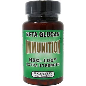 Immunition NSC 100 Beta Glucan Extra Strength 10 Milligrams 60 Capsules