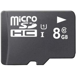8GB Micro SDHC Memory Card with Adapter (MSD8GBST6R)