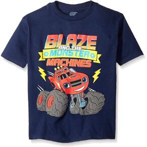 Nickelodeon Boys' Little Blaze & The Monster Machines Rev Up Short Sleeve Tee