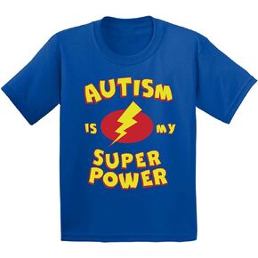 Awkward Styles Autism is My Super Power T Shirts Youth Kids Toddler Tees Autism Awareness