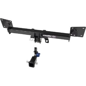 DRAW TITE Hidden Hitch 76911, Completely Hidden Trailer Hitch, 2 in. Removable Receiver, Black, Compatible with 2018-2022 Audi Q5, 2018-2021 Audi SQ5