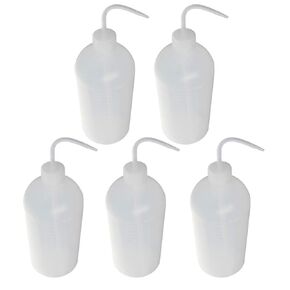Othmro 5pcs 1000ml/33.82oz Safety Squeeze Washing Plastic Bottle,Plants Watering Tools,Squeeze Squirt Irrigation Bottle for Medical Lab,Irrigation Squeeze Sprinkling Cans Wash Plant Bottle