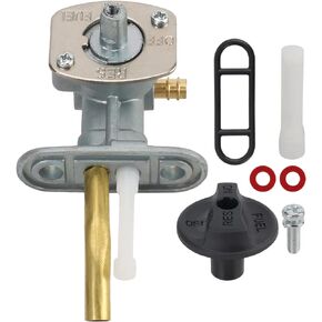 Carbhub Fuel Valve Shut Off Petcock Set, Fuel Valve Petcock, Knob Switch with On/Off/Res/Fuel, Fit for Arctic Cat 250 300 400 454 500, Replace for 0470-344, 0470-363, 0470-365, 0470-401, 0470-445