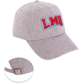 Loyola Marymount University Baseball Hat Lions LMU Brimmed Embroirderd Hats Cap Adjustable Cloth Strap Adult (Style B)