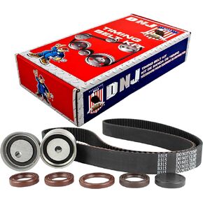 DNJ TBK136 Timing Belt Kit for 1999-2010 / Hyundai, Kia/Optima, Santa Fe, Sonata, Sportage, Tiburon, Tucson / 2.5L, 2.7L / DOHC / V6 / 24V / 2493cc, 2500cc, 2656cc / VIN 8, VIN V