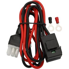 Karier 6-Pin 12AWG 30A DC Power Cord Cable Short Wave Power Supply Cable Compatible for Yaesu FT-847 FT-857 FT-897 Kenwood TS-50s TS-140s TS-430s TS-850s Icom IC-78 IC-706 IC-746
