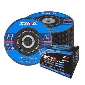 SAWA Cut Off Wheels 50 pack,Cutting Wheels 4-1/2" x 3/64" x 7/8" for Metal Cutting & Stainless Steel Cutting,Aggressive Cutting Wheel for Angle Grinder,General Purpose Metal Cutting (0.47USD/PACK)