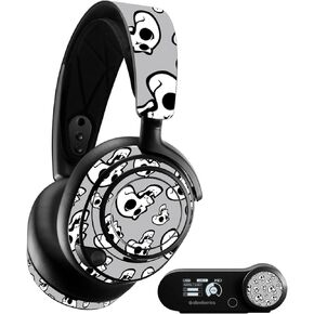 MightySkins Skin Compatible with SteelSeries Arctis Nova Pro - Laughing Skulls | Protective, Durable, and Unique Vinyl Decal wrap Cover | Easy to Apply, Remove, and Change Styles | Made in The USA