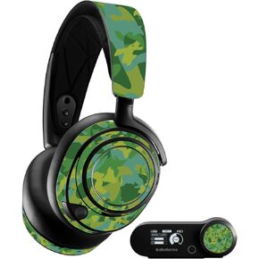 MightySkins Skin Compatible with SteelSeries Arctis Nova Pro - Verde Camouflage | Protective, Durable, and Unique Vinyl Decal wrap Cover | Easy to Apply, Remove, and Change Styles | Made in The USA