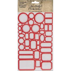Tim Holtz, Advantus Classic Stickers Vintage Labels, assorted