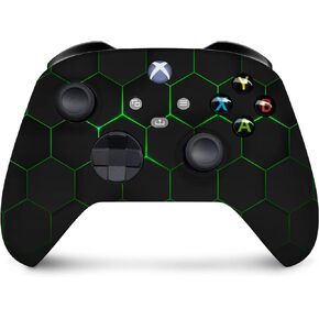 TACKY DESIGN Futuristic Skin for Xbox Controller Skin Geometric Compatible for Xbox Series x Controller Skin & Xbox Series s Controller Cover, Xbox x Sticker Premium Vinyl 3M Decal Full wrap, Xbox