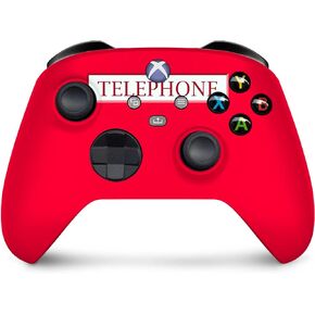 TACKY DESIGN Telephone Skin for Xbox Controller Skin Phonecell Compatible for Xbox Series x Controller Skin & Xbox Series s Controller Cover, Xbox x Sticker Premium Vinyl 3M Decal Full wrap, Xbox