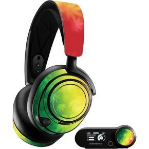 MightySkins Skin Compatible with SteelSeries Arctis Nova Pro - Rasta Rainbow | Protective, Durable, and Unique Vinyl Decal wrap Cover | Easy to Apply, Remove, and Change Styles | Made in The USA