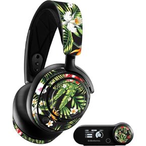 MightySkins Skin Compatible with SteelSeries Arctis Nova Pro - Dark Hibiscus | Protective, Durable, and Unique Vinyl Decal wrap Cover | Easy to Apply, Remove, and Change Styles | Made in The USA