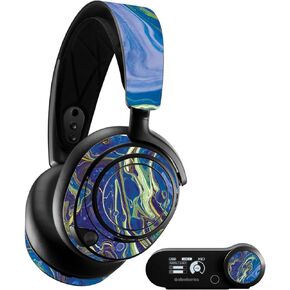 MightySkins Skin Compatible with SteelSeries Arctis Nova Pro - Blue Pour | Protective, Durable, and Unique Vinyl Decal wrap Cover | Easy to Apply, Remove, and Change Styles | Made in The USA