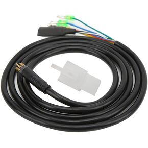 Alomejor Electric Extension Cord with Male Connector, Waterproof 160cm 9 Pin Motor Convert Extension Cable Replacement for E Bike
