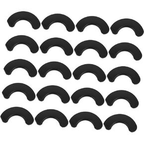 20pcs Dumbbell Rest Fitness Tool Barbell Grips for Hand Deadlift Jack Weight Plates Wedge Floor Stand Pull up Bar Tape Bar Pads for Weight Bar Fat Grips Rubber Portable Floor Mat