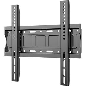 حامل جداري منخفض مثبت لشاشات تلفزيون مسطحة LED LCD OLED مقاس 26-65 بوصة، حامل تثبيت على الحائط للتلفزيون الثابت مع الحد الأقصى VESA 400 × 400 مم يحمل ما يصل إلى 110 رطل، حامل تلفزيون نحيف للغاية وموفر للمساحة in Kuwait