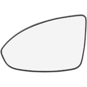 X AUTOHAUX Car Rearview Mirror Glass Replacement with Backing Plate Heated Left Side Driver Side for Chevrolet Cruze