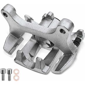 A-Premium Disc Brake Caliper Assembly with Bracket Compatible with Select Ford Models - For F-150 2018 2019 2020, 2.7L 3.0L 3.3L 3.5L - Rear Left Driver Side